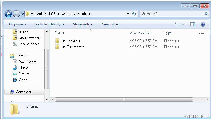 Vishal Joshi's Tangent: Xml Document Transform (XDT) Snippets for VS 2010